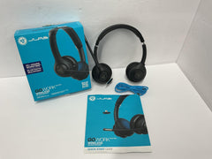 JLab Go Work Wireless Headsets Microphone BT Headset & Multipoint HBGOWORKRBLK4