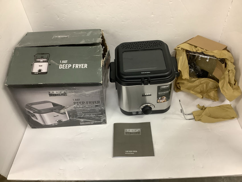 Bella Pro Series 1.6qt Deep Fryer Stainless Steel DF181 90093