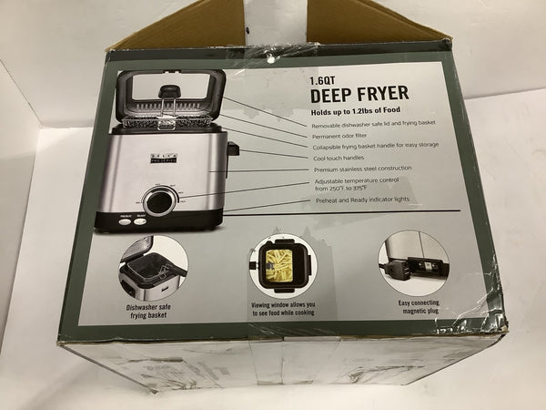 Bella Pro Series 1.6qt Deep Fryer Stainless Steel DF181 90093