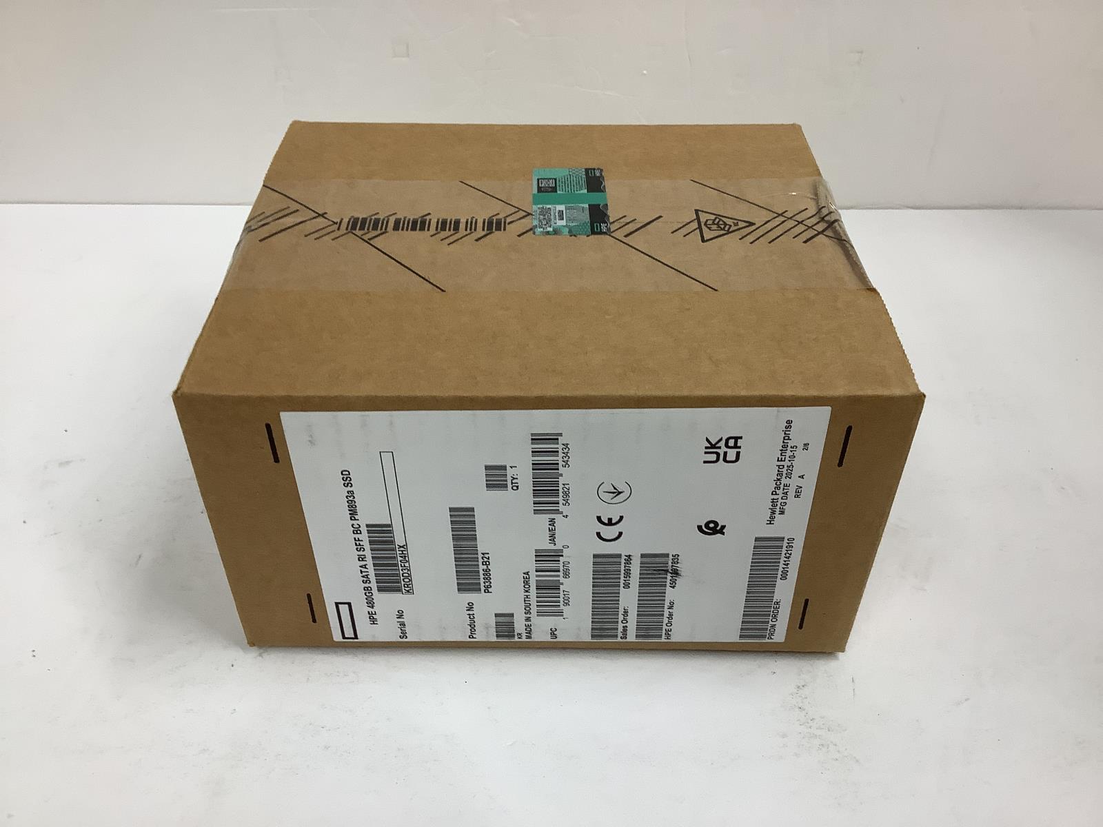 HPE 480GB SATA 6G Read Intensive SFF BC PM893a SSD Hard Drive P63886-B21