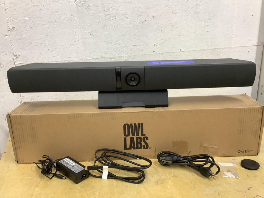 Owl Labs Owl Bar Video Conferencing Device 4K Camera Charcoal FRS100-1100