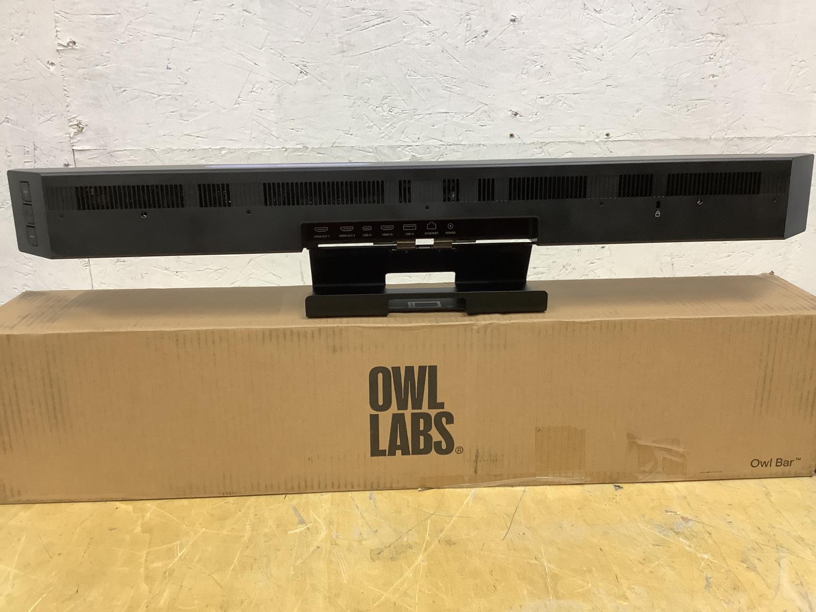 Owl Labs Owl Bar Video Conferencing Device 4K Camera Charcoal FRS100-1100