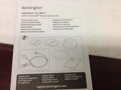 Kensington SafeDome Secure ClickSafe Keyed Lock For iMac 2010 to 2020 K64962US