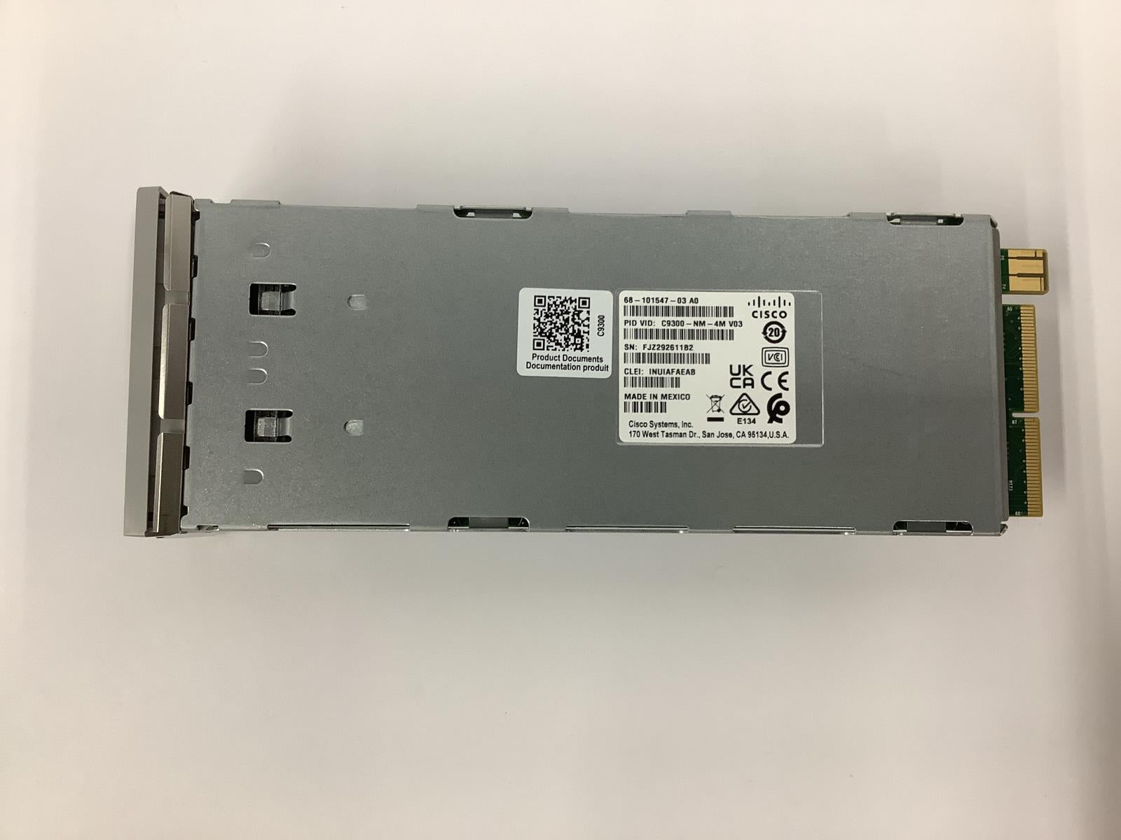 Cisco 4 Port Catalyst 9300 4 x 1GE Network Module C9300-NM-4M=