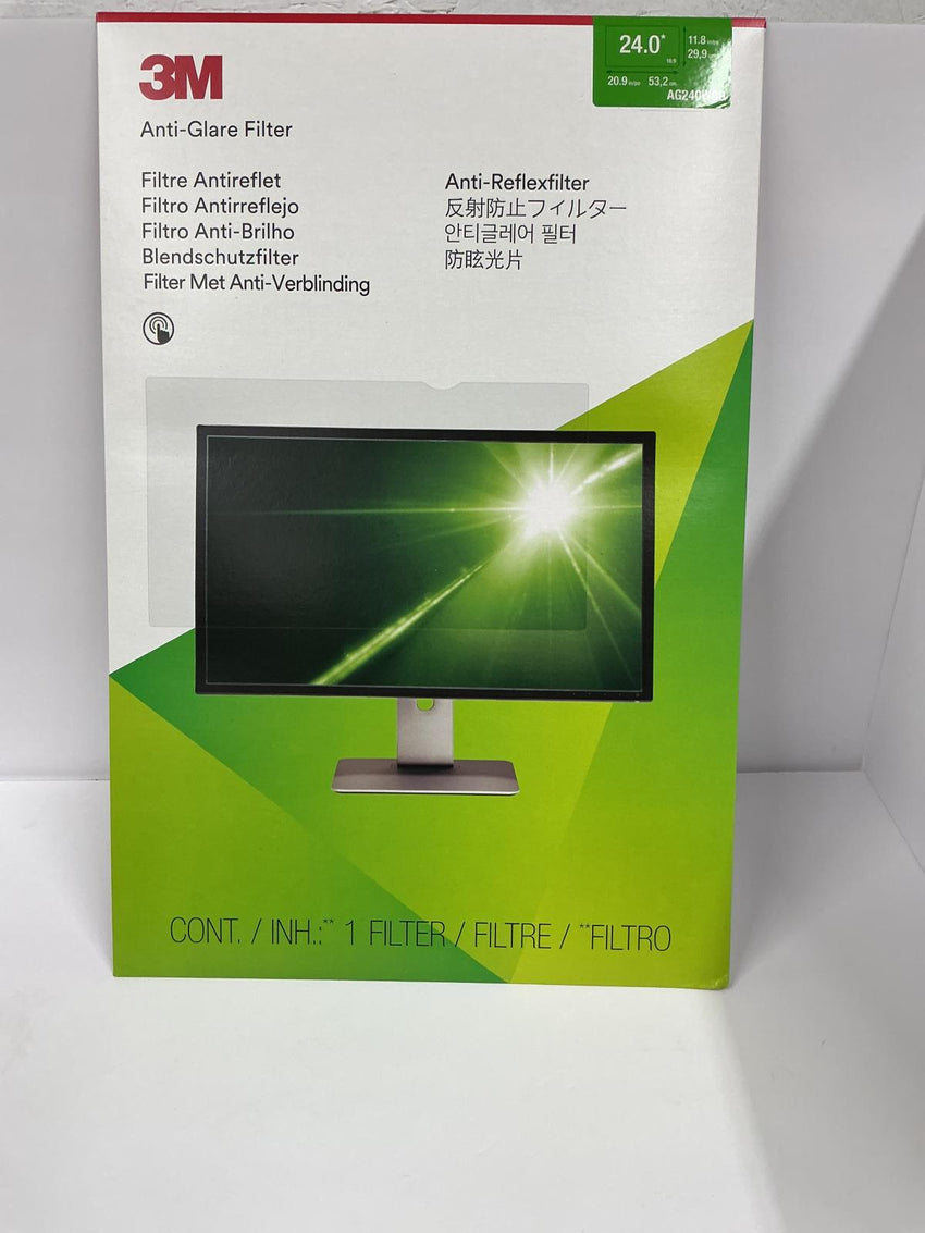 3M Anti-Glare Filter for 24" Widescreen Monitor 20 15/16" x 11 13/16" AG240W9B