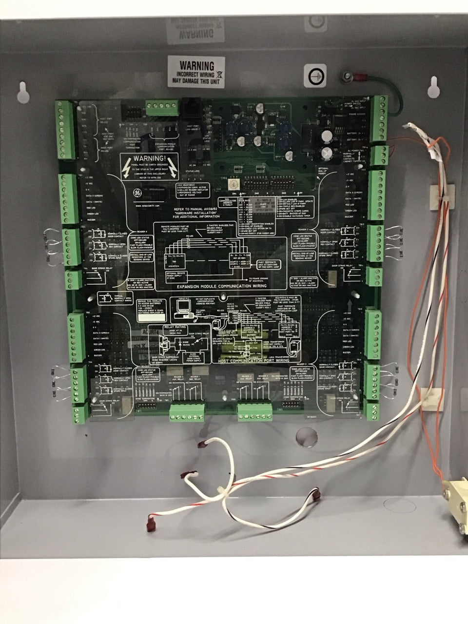 GE Security Interlogix Four-Reader Control Panel 16MB RAM LAN port ACURT4
