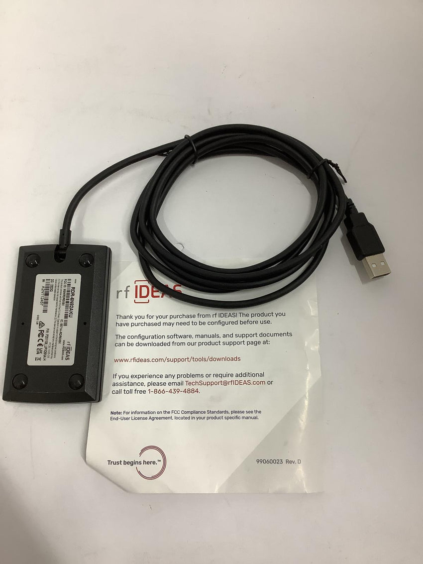 RF IDeas pcProx Badge Reader USB Proximity RDR-6N82AKU
