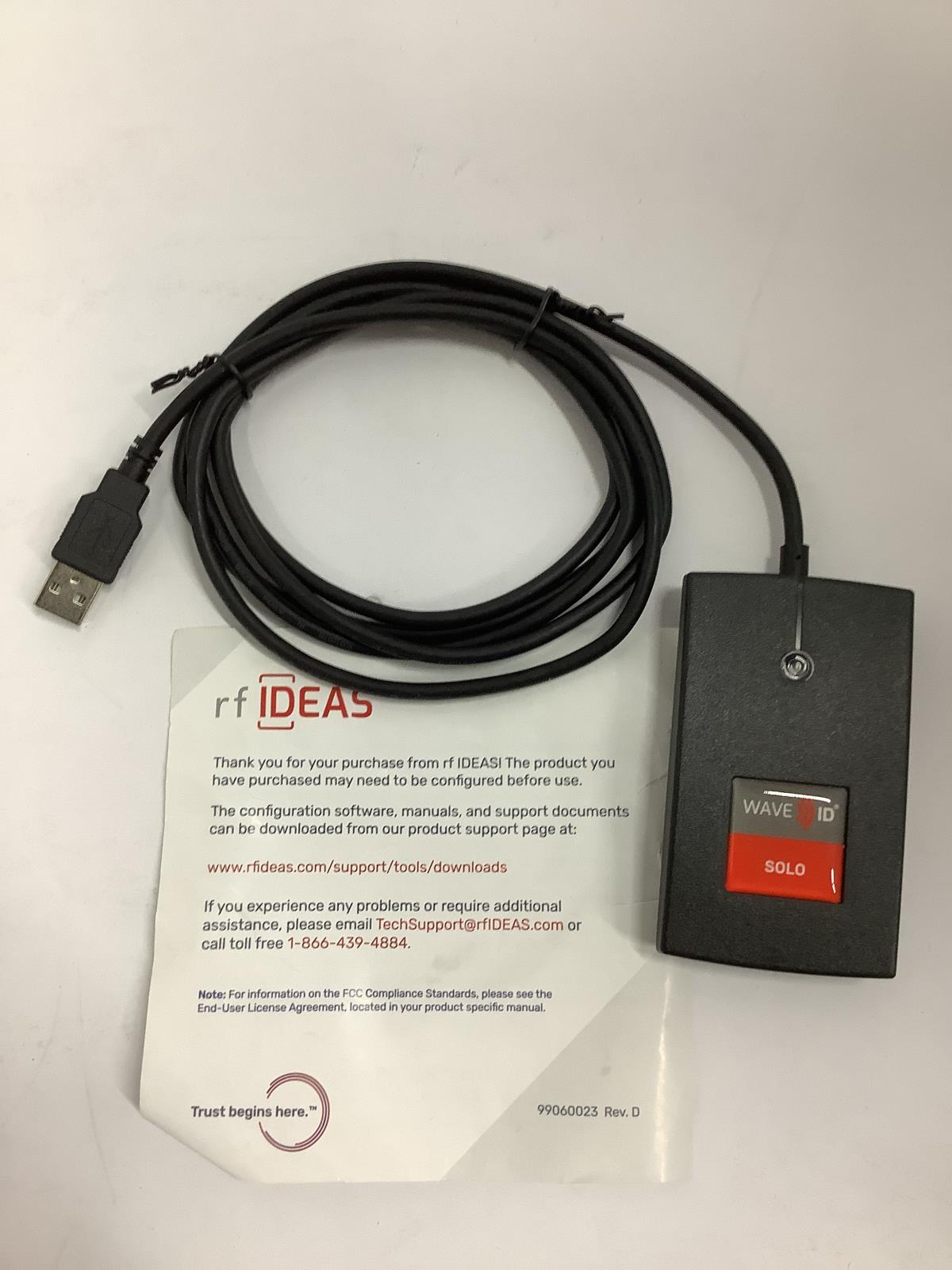RF IDeas pcProx Badge Reader USB Proximity RDR-6N82AKU
