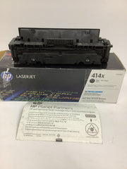 HP 414X Black Toner Cartridge GENUINE OEM READ W2020X