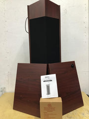 Oklahoma Sound 111PLS-MY Power Plus 46" H Lectern /w 2 Microphones Mahogany
