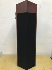 Oklahoma Sound 111PLS-MY Power Plus 46" H Lectern /w 2 Microphones Mahogany