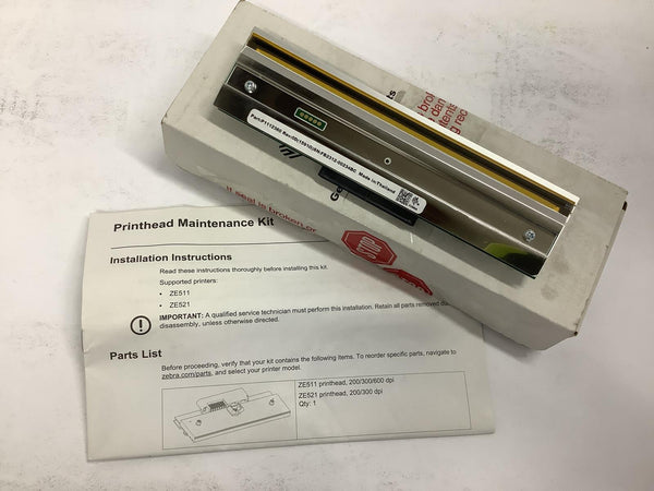 Zebra Printhead Genuine OEM ZE521 300DPI P1112750-013