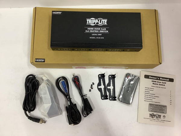 Tripp Lite HDMI Over Cat5 4x4 Matrix Switch HDMI F/F Cat5/Ca B126-4X4