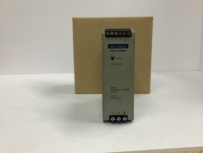 Advantech DIN Rail Power Supply 120W 24V DC 5.0A 100-240VAC PSD-A120W24