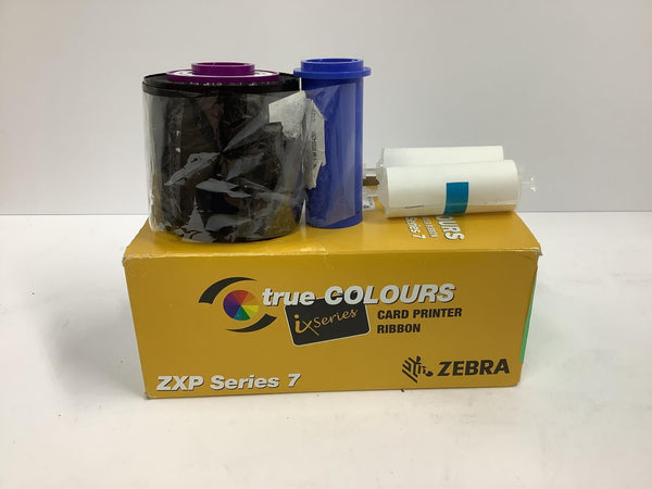 Zebra True Colors Card Printer Ribbon IX Series ZXP Series 7 Black 800077-711