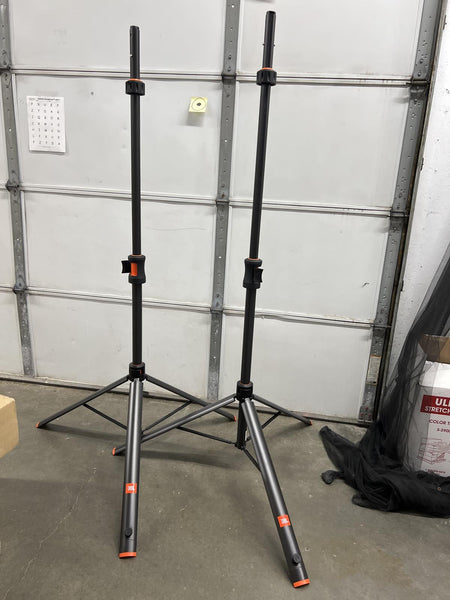 JBL Speaker Tripod Stand Set Deluxe Gas Assist /w Bag JBLSPKSTGAPROSET