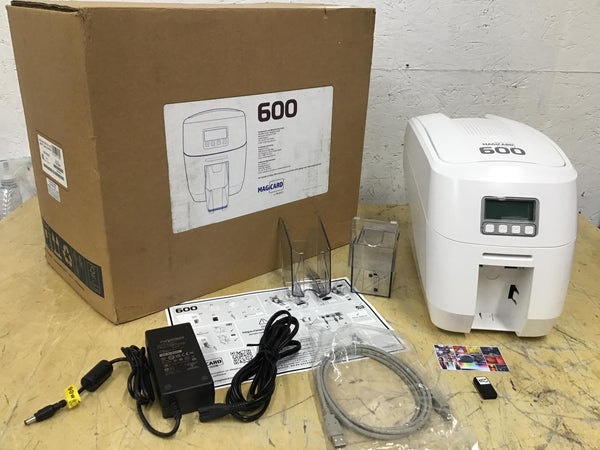 Magicard 600 Dual Sided DTC Printer ID Smart Card Encoder 600DPI 3652-5023/2