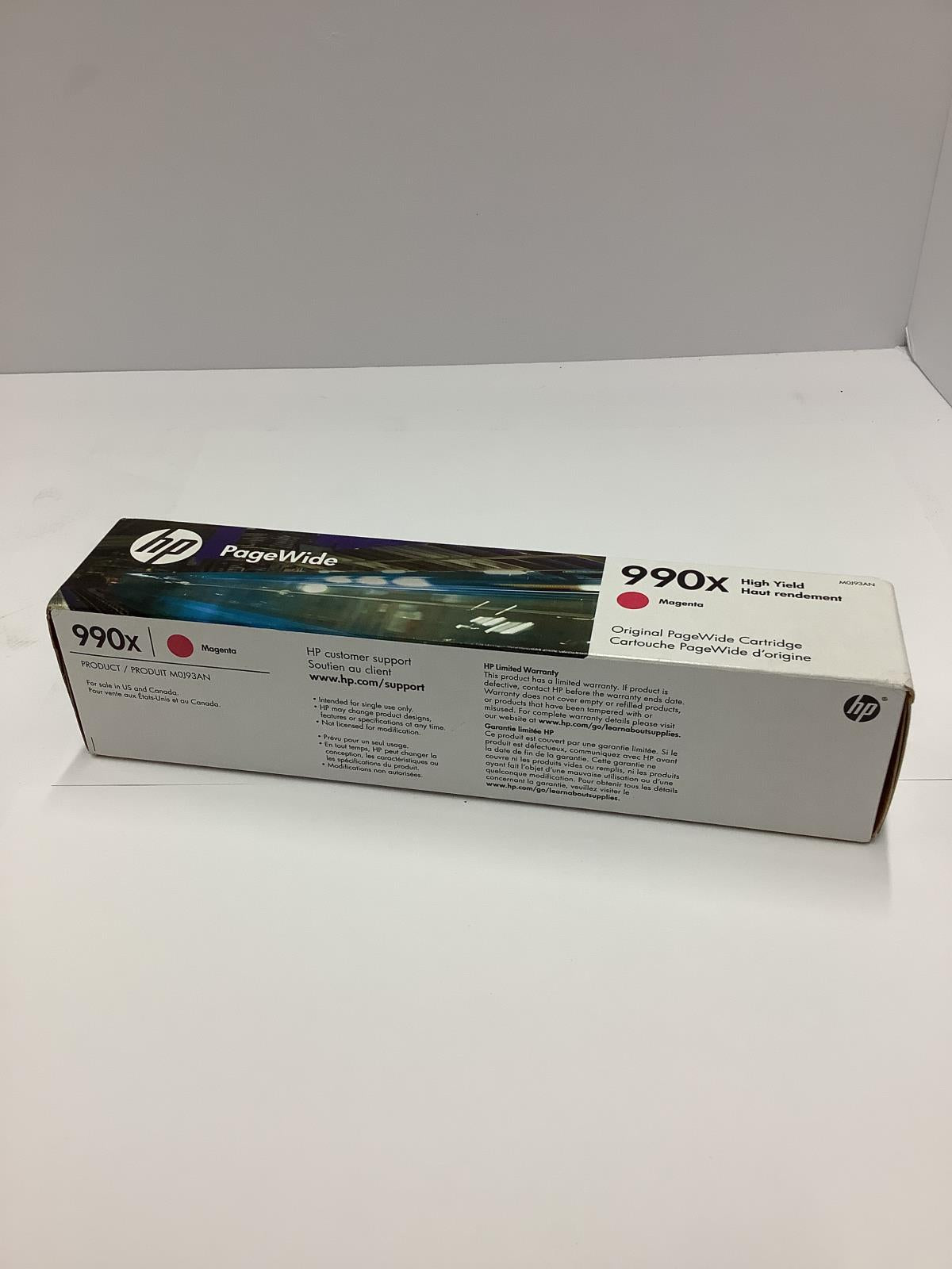 HP 990x Magenta PageWide High Yield Cartridge Feb 2028 M0J93AN