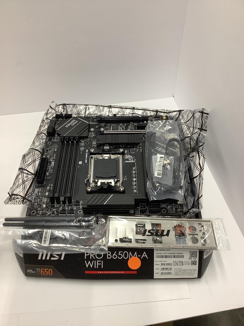 MSI PRO B650M-A WiFi ProSeries Motherboard AMD Ryzen AM5 9000/7000 B650MAWIFI