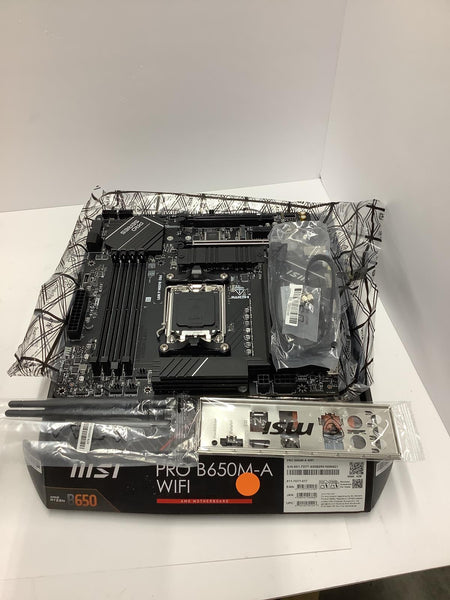 MSI PRO B650M-A WiFi ProSeries Motherboard AMD Ryzen AM5 9000/7000 B650MAWIFI