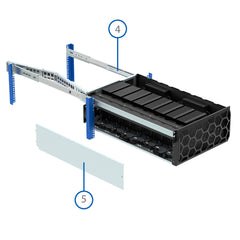 RackSolutions 5U HyperShelf for 8x Dell Precision 3260/3280 Compact 115-8765