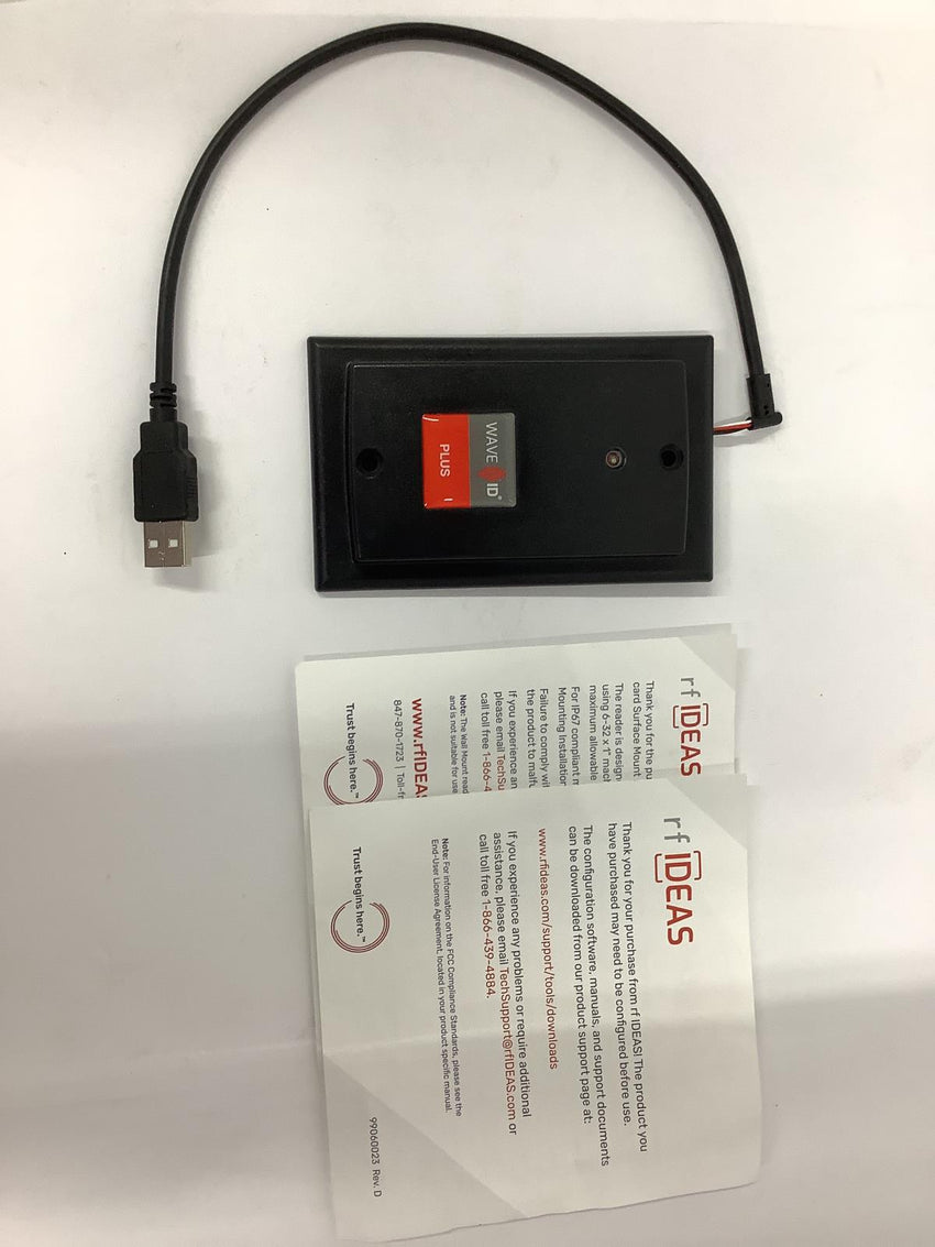 WAVE ID Plus Keystroke V2 Surface Mount Black USB Reader RDR-805W1BKU