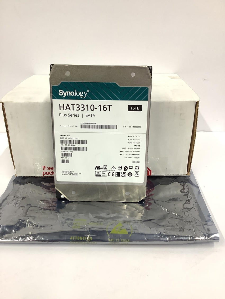 Synology 16TB Hard Drive SATA 3.5" READ HAT3310-16T AS-IS #8