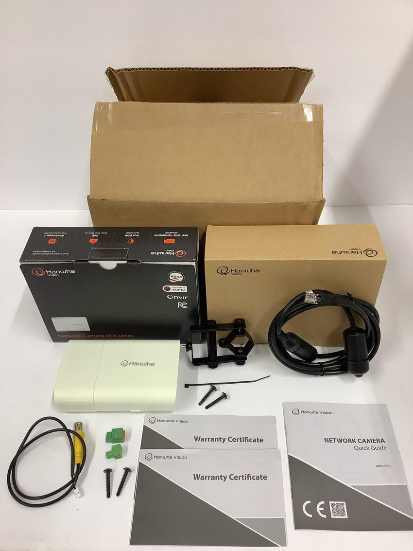 Hanwha Techwin XNB-H6240A 2MP Full Hd 1080p Network ATM camera Kit XNB-H6240A