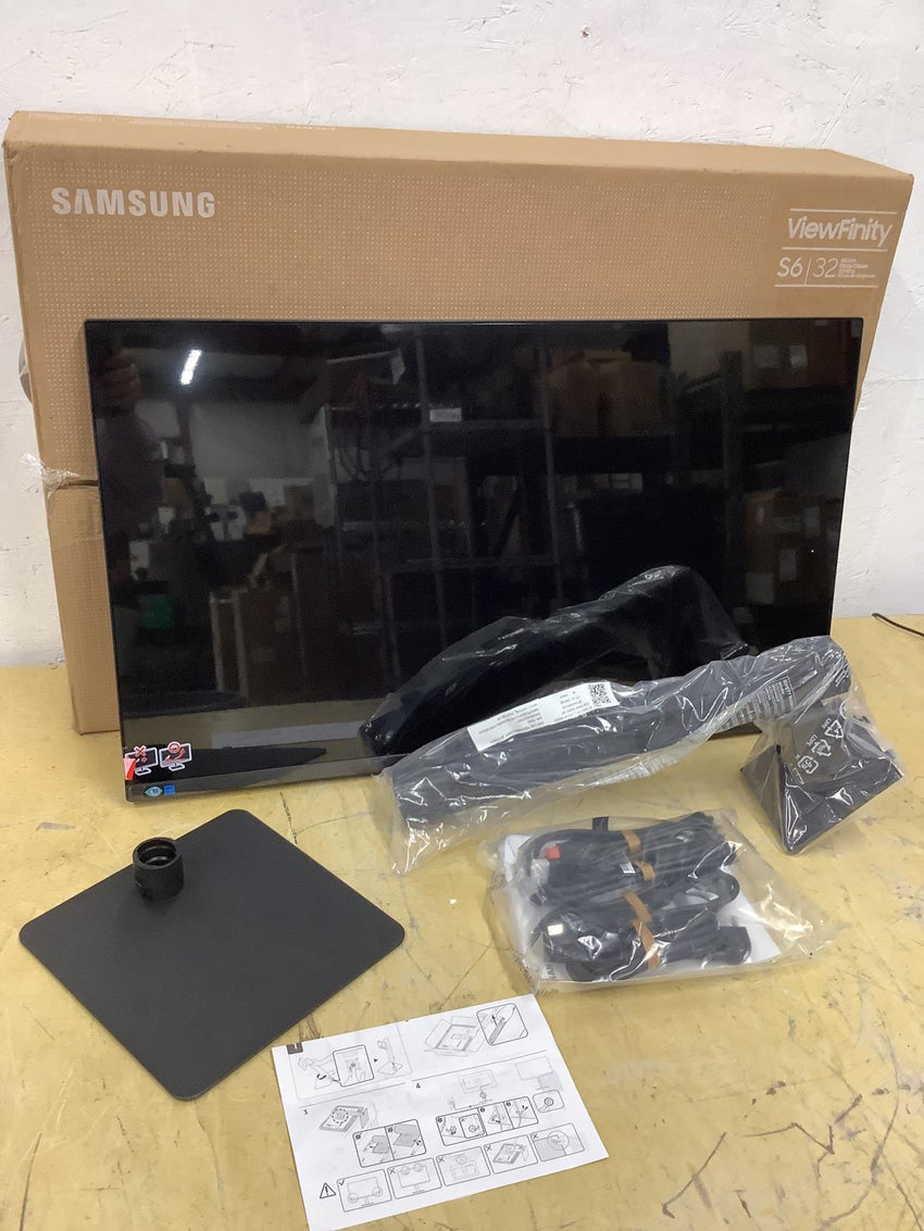 Samsung ViewFinity S6 32" 100Hz LED Computer Monitor Black S32D606EAN