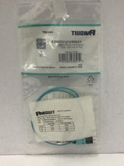 Panduit Om4 2 Fiber 2mm Duplex Patch Cord Multimode 50/12 LC .5m FZ2RPU1U1ONM0.5