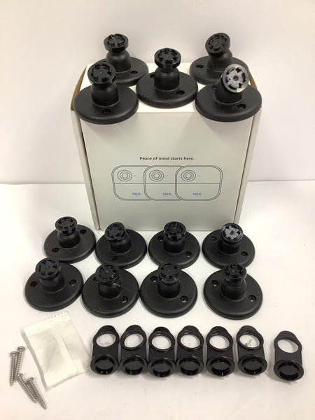 LOT OF 12 Blink 4 Camera Mounts, 7 Brackets, 6 Screws Genuine Original OEM