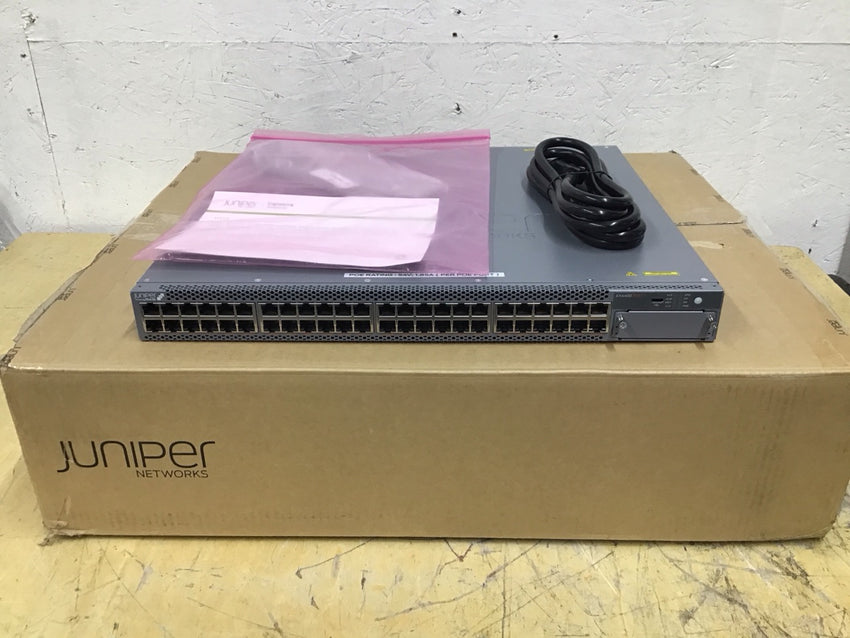 Juniper Network Switch 48 Port POE /w 4x 25GB EX4400-48P