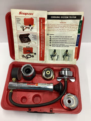Snap-On Cooling System Pressure Tester /w Box Manuals Adapters SVTS262B