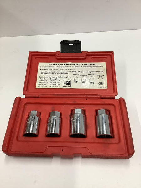 Matco Tools 4 Piece Fractional Stud Remover Set 516451 SR102