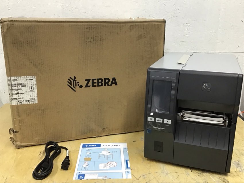 Zebra ZT411 Thermal Transfer Printer 203dpi 4" Ethernet BT ZT41142-T010000Z