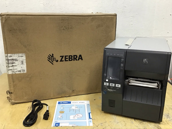 Zebra ZT411 Thermal Transfer Printer 203dpi 4" Ethernet BT ZT41142-T010000Z