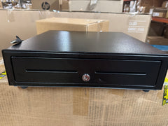 APG Standard-Duty Cash Drawer, Vasario Series, USB Pro, Black VB554A-BL1616
