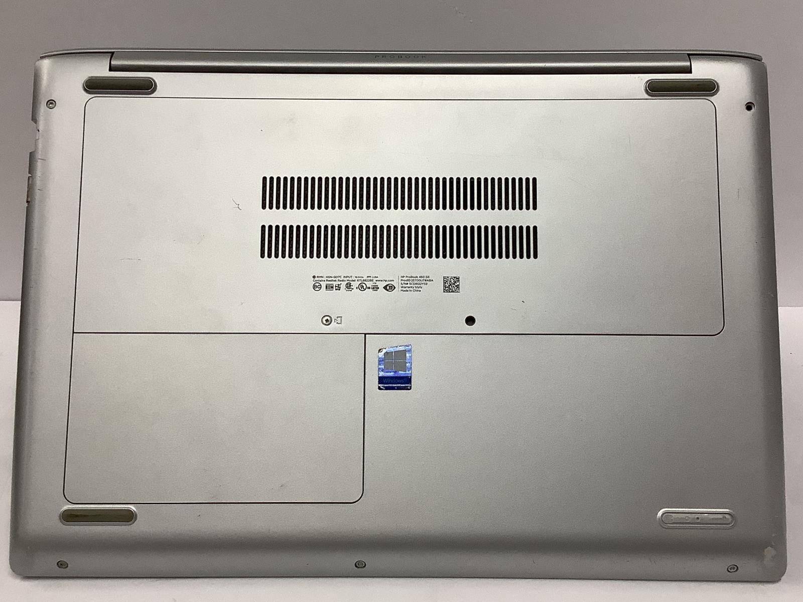 HP Laptop ProBook 450 G5 i3-6006U 15.6" 4GB 500GB Hard Drive 2ST00UT#ABA