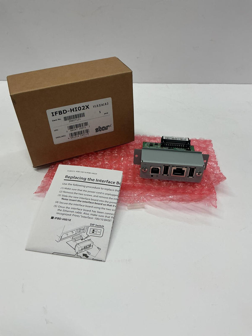 Star Micronics Ethernet USB CloudPRNT Interface Board IFBD-HIO2X SP700 39607121
