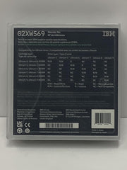 IBM LTO 9 Ultrium 18TB/45TB WORM Tape Cartridge LTO9 02XW569