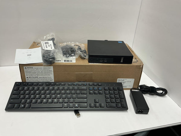 Dell QCM1250 Pro Micro Computer i3-14100T 8GB RAM 256GB SSD NYM14 DENTED