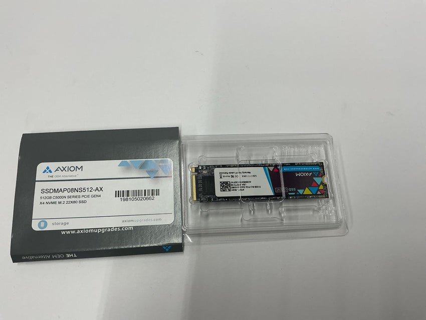 Axiom C5000n Solid State Hard Drive SSD 512GB PCIe 4.0 x4 NVMe SSDMAP08NS512-AX