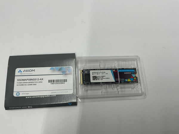 Axiom C5000n Solid State Hard Drive SSD 512GB PCIe 4.0 x4 NVMe SSDMAP08NS512-AX