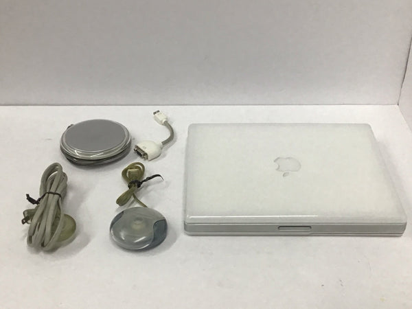 Apple iBook G3 Snow Dual-USB Vintage Laptop 500MHz 64MB 12.1" 1st Gen READ M6497