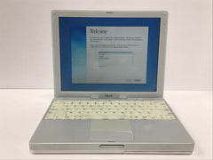 Apple iBook G3 Snow Dual-USB Vintage Laptop 500MHz 64MB 12.1" 1st Gen READ M6497