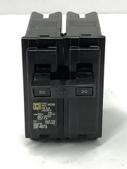 Square D Homeline 20-Amp 2-Pole Circuit Breaker 120/240V HOM220