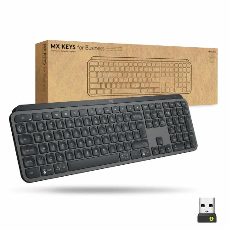 Logitech MX Keys Gen 2 Business Wireless Keyboard Tactile Backlit 920-010116