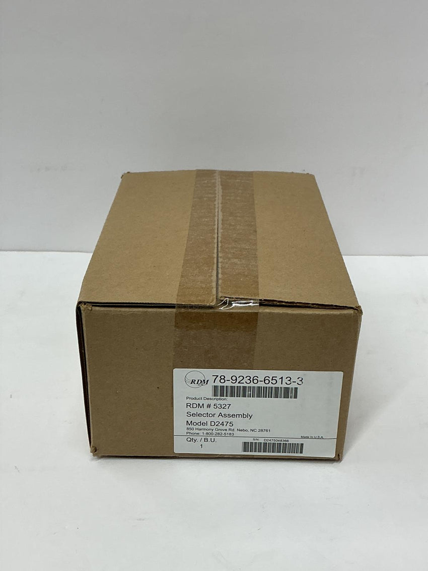 RDM D2475 Intercom 5327 Performance Series Station Selector 78-9236-6513-3