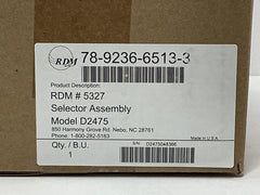 RDM D2475 Intercom 5327 Performance Series Station Selector 78-9236-6513-3