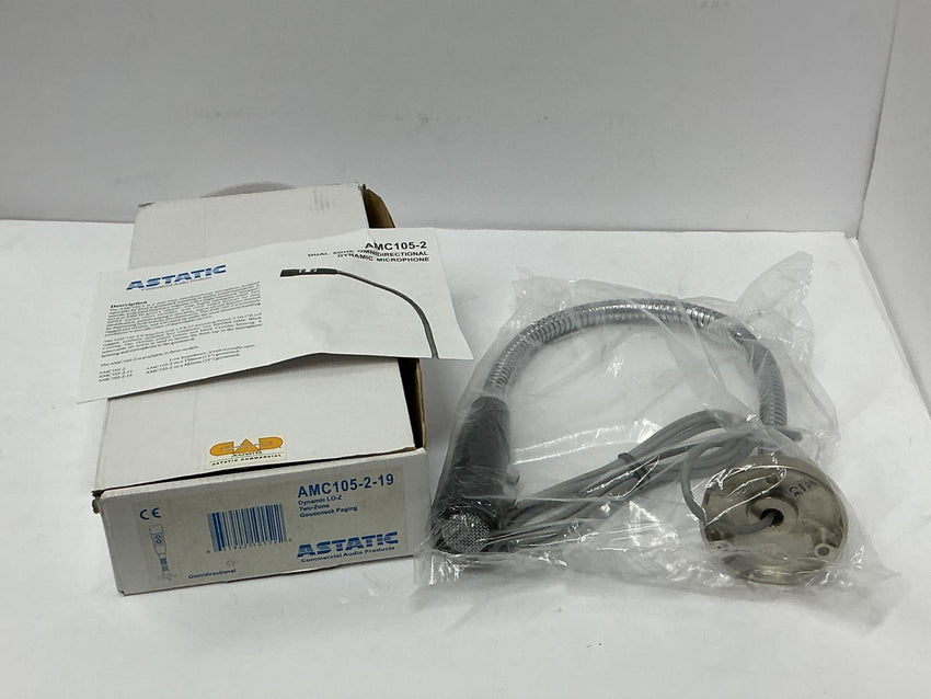 CAD Astatic 19" Gooseneck Microphone w/ Push to Talk AMC105-2-19